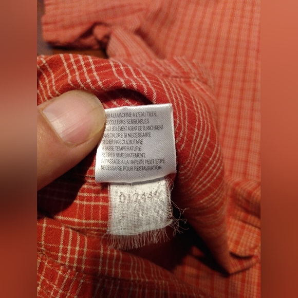 North Face Gorpcore Cotton Plaid Light Short Sleeve Button Up Shirt - L/XL - Picture 16 of 16